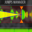 Electronic-DJ jump screen to manage your jumps in the CDJ on the iPad DJ App